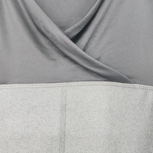 Isabel Maternity Women's Over Belly Active Maternity Leggings Black Gray M NWOT - Picture 7 of 8